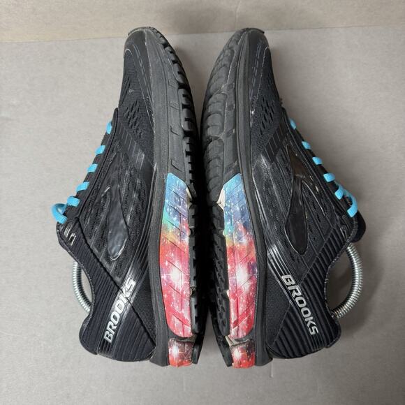 Brooks Ghost 9 Women's Size 10.5 B (Medium) Running Shoes Black Space Teal - Picture 7 of 11